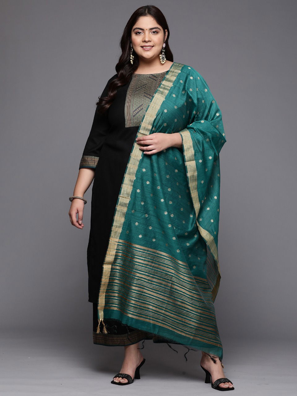 Indo Era Plus 2302 Regular Wear Wholesale Cotton Readymade Salwar Suits
